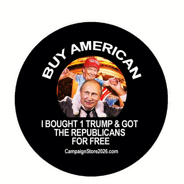 Putin Buys American Campaign Pin