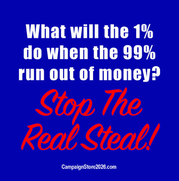 Stop The Real Steal Bumper Sticker