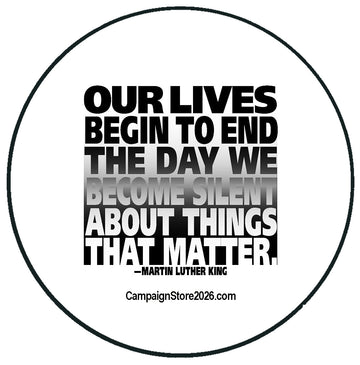 Martin Luther King Speak Out Campaign Pin