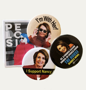 Nancy Pelosi Collector Set of 4 pins