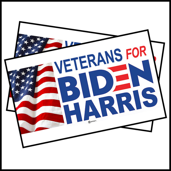 Veterans For Biden-Harris 2 Pack Window Sign