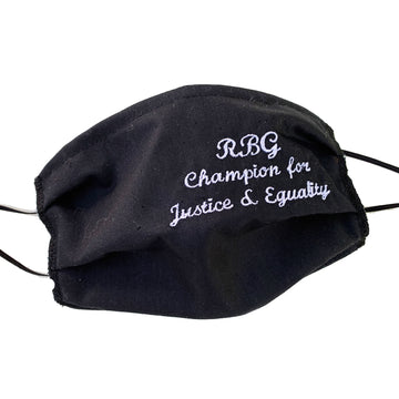RBG Tribute Embroidered Mask