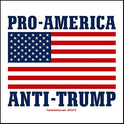 Pro-America, Anti-Trump Magnet
