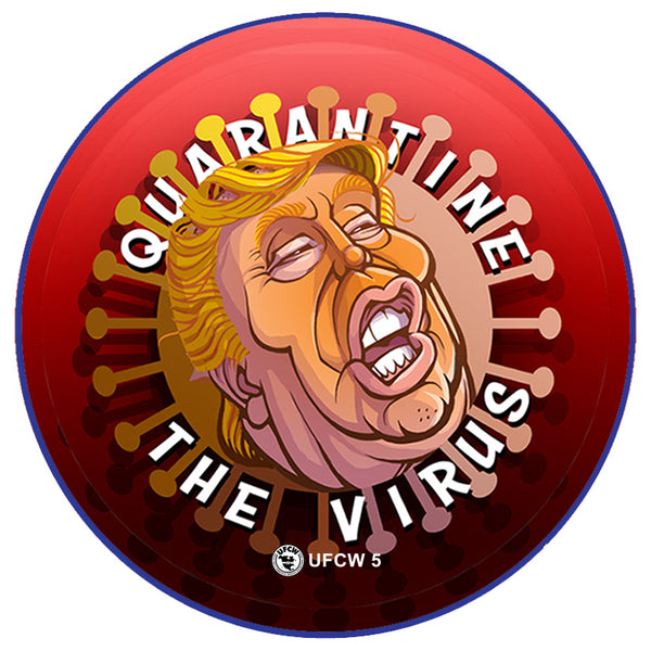 Quarantine The Virus Pin